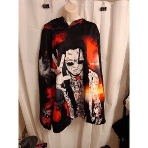 LIL WAYNE Concert Scene Graphic HOODIE 3XL